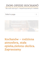 Mobile Screenshot of domopiekikochanow.pl
